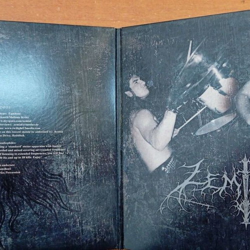 Zemial I Am The Dark 7'' vinyl, like new, Greek heavy black metal