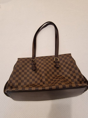 Louis Vuitton Chelsea shoulder bag like new, Damier ébène brown