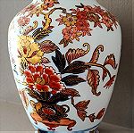  Παλαιό κινέζικο βάζο κεραμικό με λουλούδια