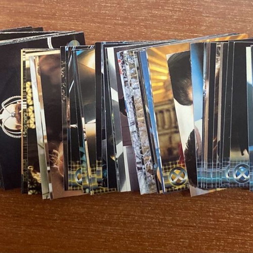 Topps 2000 X-MEN The Movie κάρτες μεταχειρισμένες, ολοκληρωμένο σετ 72 τεμ.