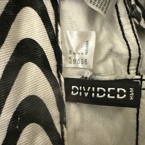 H&M jeans white-black size S like new