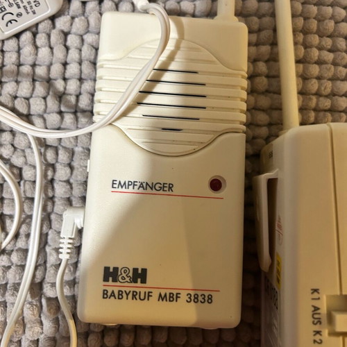H&H Hartig & Helling 2-Channel Wireless Baby Monitor Like New
