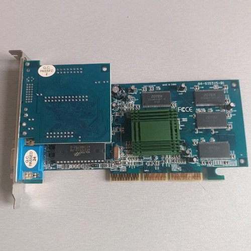 Apollo 3D Thrill 315 used 32MB Sis325 AGP video card