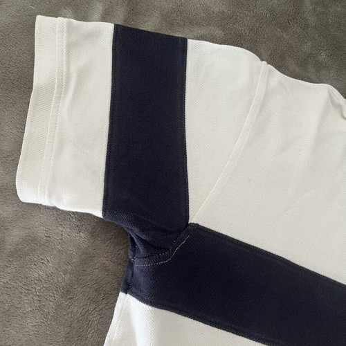 Tommy Hilfiger polo shirt used, size L, white and blue