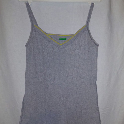 Benetton women's top size M like new, gray