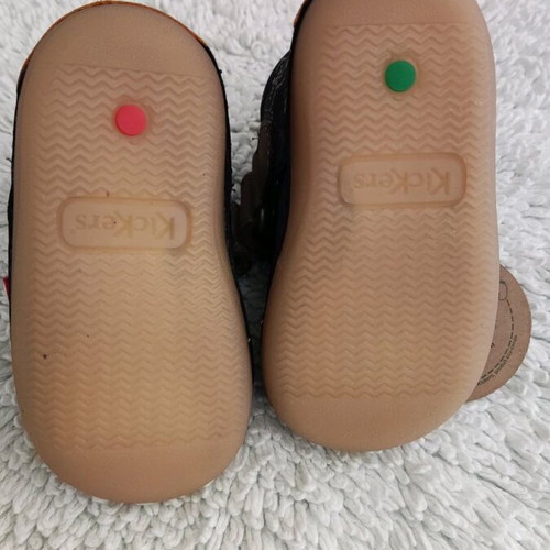 Kickers Sabio marine jaune dinos boots size 19 new