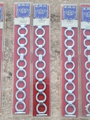 Μπρασελέ ρολογιών vintage ZRC δεκαετίας 70, 5 τεμάχια σαν καινούργια