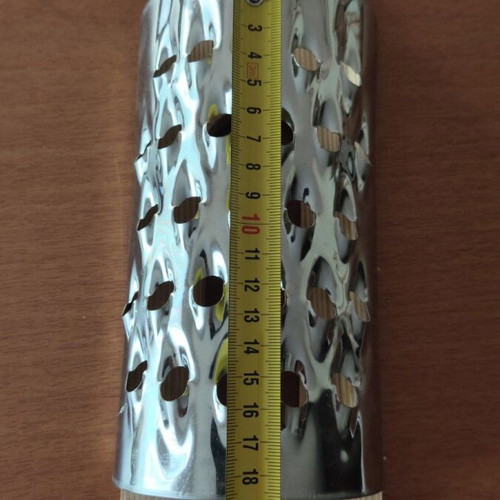 Grater stainless steel with wooden handle new