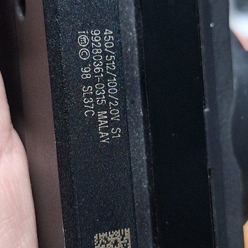 Intel Pentium III 450MHz Slot 1 SL37C Katmai used vintage processor