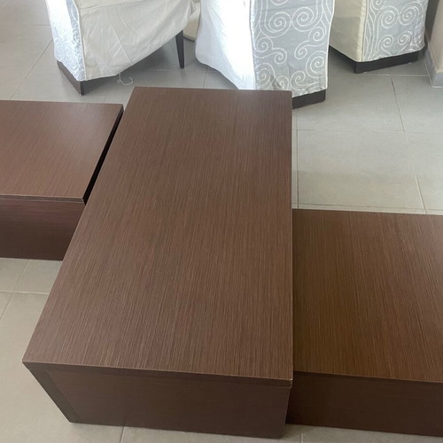 Neoset coffee table with two side tables