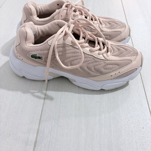 Lacoste sneakers, pink, size 38, sport style
