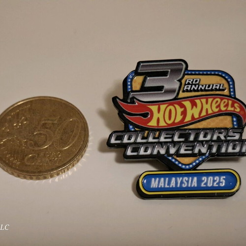 Pin Hot Wheels 3rd Annual Collectors Convention Malaysia 2025 new