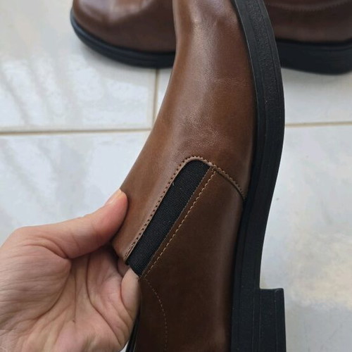 Gkoulis Leather Brown Moccasins New Size 40