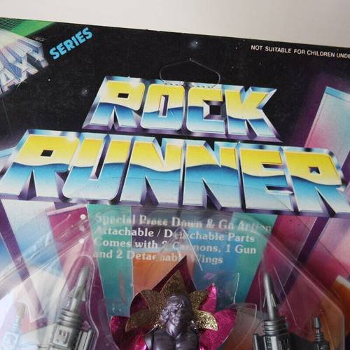 Vintage 80's Rock Runner figure G Man Troops Masters of the Universe He-Man Silverlit sealed new