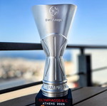 Euroleague Olympiacos trophy 20 cm with keychain gift