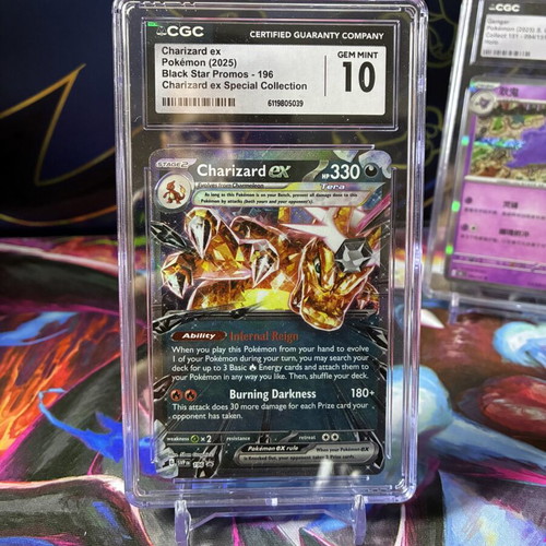 Charizard EX Black Star Promos CGC 10 Pokemon card