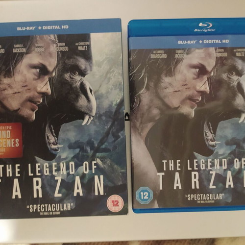 The Legend of Tarzan Blu-Ray like new with Greek subtitles