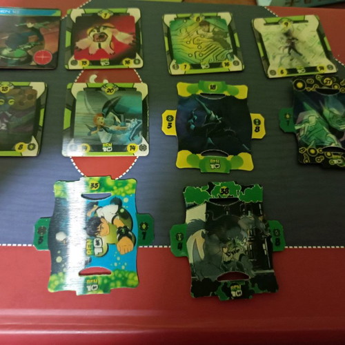 Ben Ten tags used, set of 10 pieces
