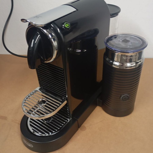 Delonghi Nespresso coffee machine with milk frother