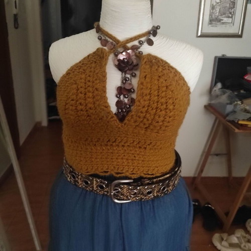 Leopard belt with studs like new, brown, size 110
