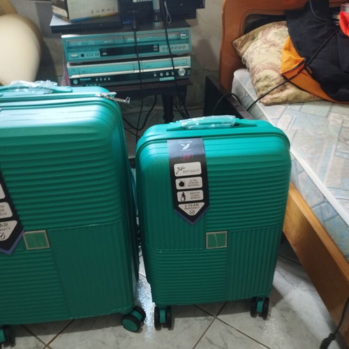 Suitcase set new, silicone material