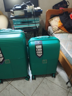 Suitcase set new, silicone material