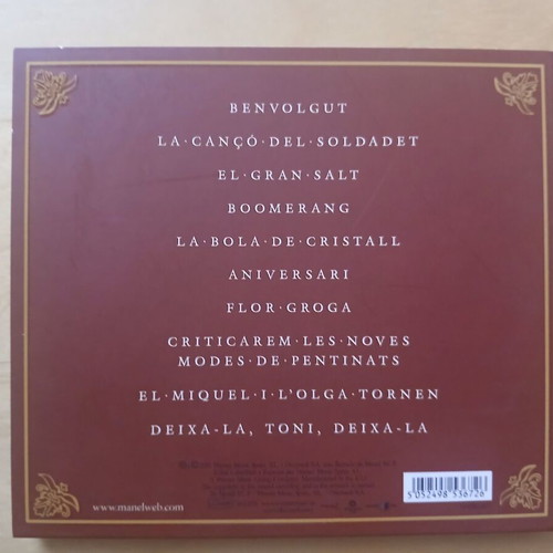 Manel 10 Milles Per Veure Una Bona Armadura album like new, pop