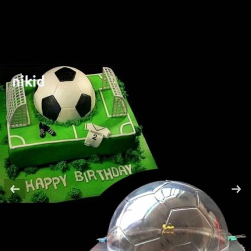 Football Ball Mold like new, 2 parts, 18cm size