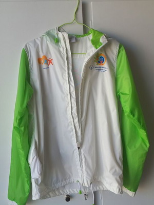 Special Olympics Athens 2011 Volunteer Windbreaker Jacket like new