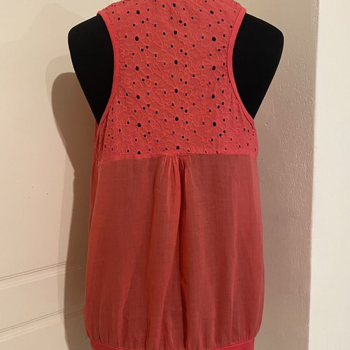 Gianni Rodini No 5 Summer Top in Red Cotton like new, XL