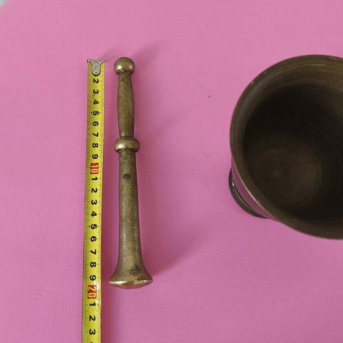 Bronze mortar used, large