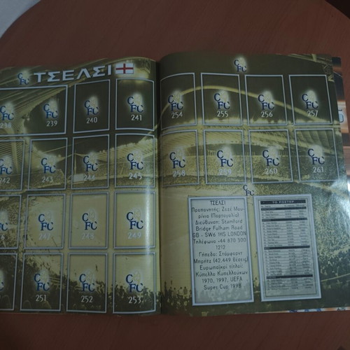 Europe's Champions 2005/06 sticker album like new