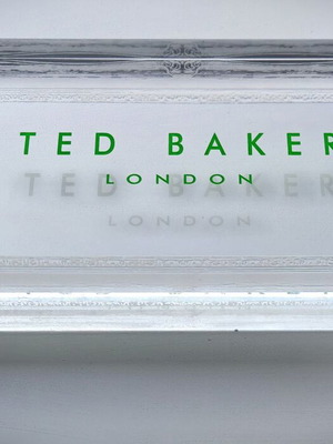 Ted Baker decorative frame used, plexiglass