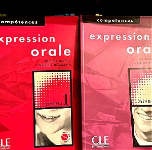 Expression Orale Δύο Βιβλία Γαλλικών με Cd