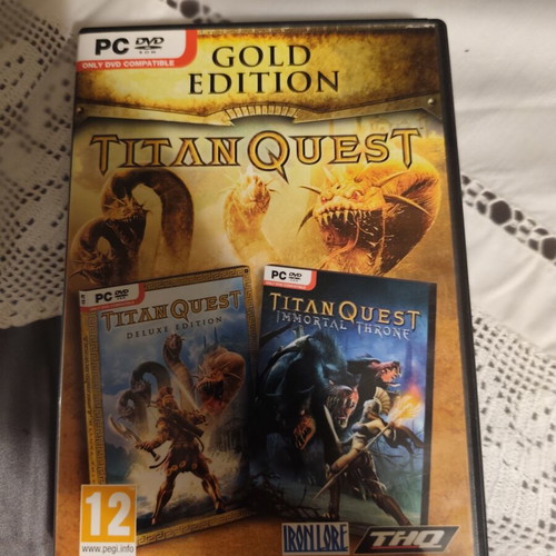 Titan Quest Gold Edition PC game used, action role playing