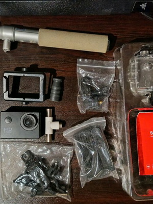 Action Camera με πολλά έξτρα