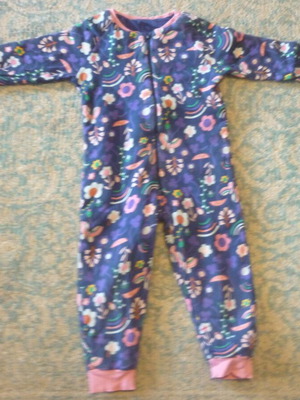 Παιδικός ολόσωμος υπνόσακος Mothercare μεταχειρισμένος με σχέδια λουλούδια 6-7 ετών