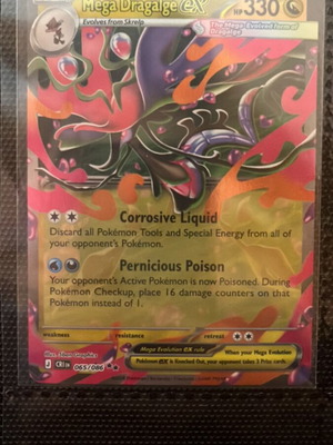 Mega Dragalge EX card new