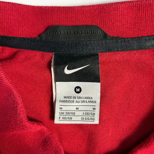 Nike Vintage Y2K Manchester United Polo Shirt 2011-2012 Red like new