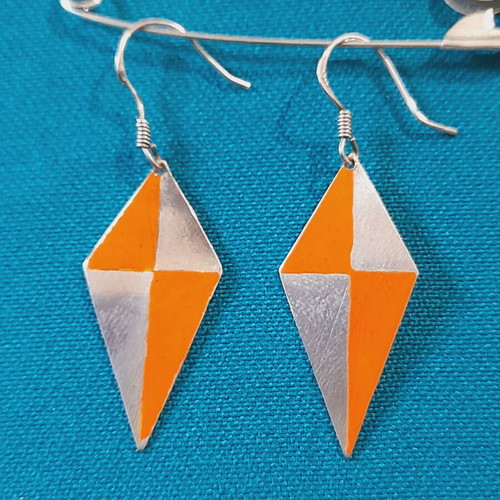 Silver earrings new, 925 sterling silver