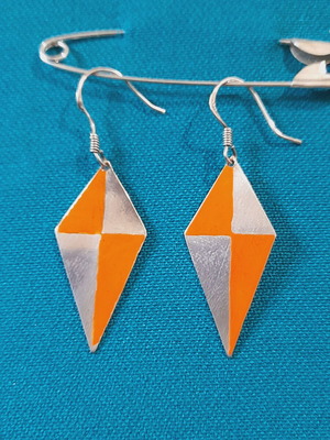 Silver earrings new, 925 sterling silver