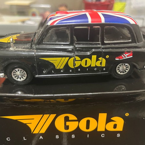 Gola Taxi Car 100 Years Anniversary metal collectible, new