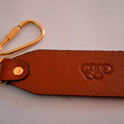 Leather keychain Olympic Airways new