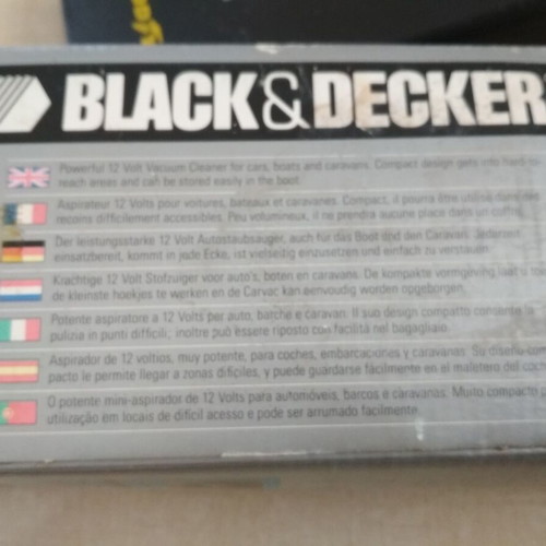 Black & Decker car vacuum cleaner 9509-08 12V