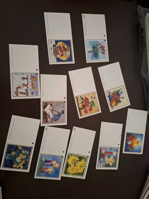 Christmas gift tags like new, set of 9 pieces