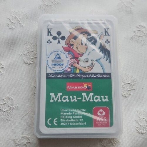 Τράπουλα Mau-Mau καινούργια, σφραγισμένη με πλαστικό κουτί