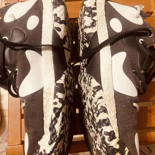Adidas shoes like new, black and white, size US 13 / EU 48