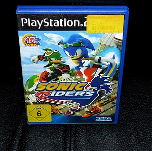 SONIC RIDERS PLAYSTATION 2 COMPLETE