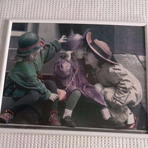 Poster with white frame like new, 53x43 cm