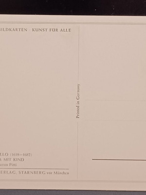 Murillo 1309 postcard new